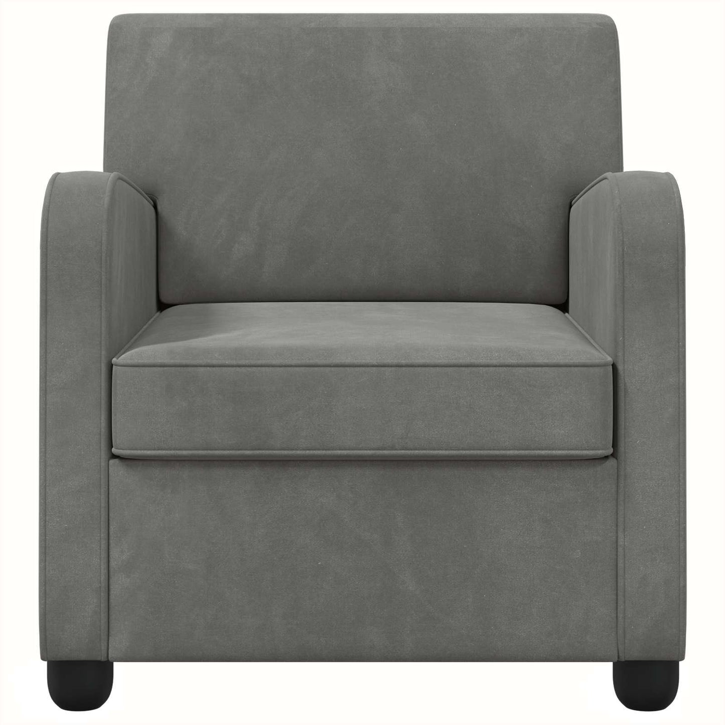 Armchair Dark Grey Velvet