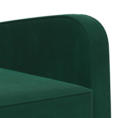 Armchair Dark Green Velvet
