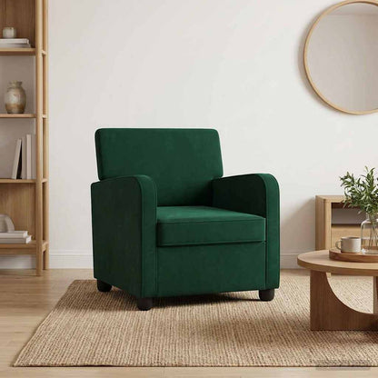 Armchair Dark Green Velvet
