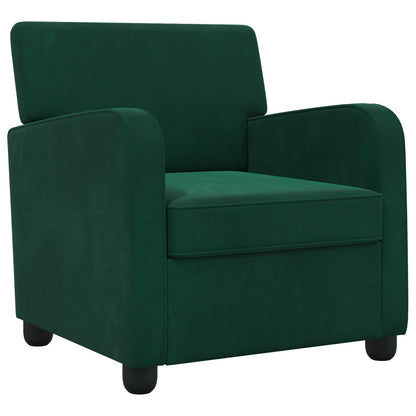 Armchair Dark Green Velvet