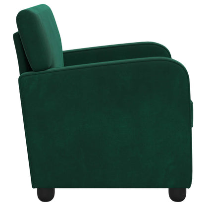 Armchair Dark Green Velvet