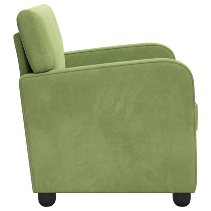 Armchair Light Green Velvet