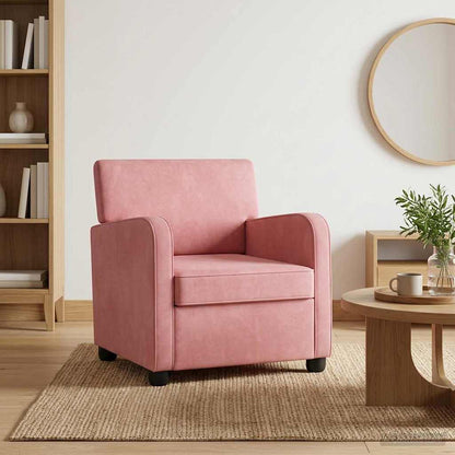 Armchair Pink Velvet