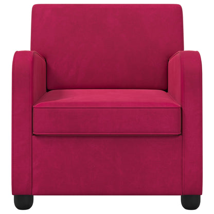 Armchair Wine Red Velvet