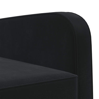 Armchair Black Velvet