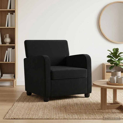 Armchair Black Velvet