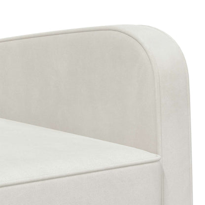 Armchair Cream Velvet