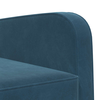 Armchair Blue Velvet