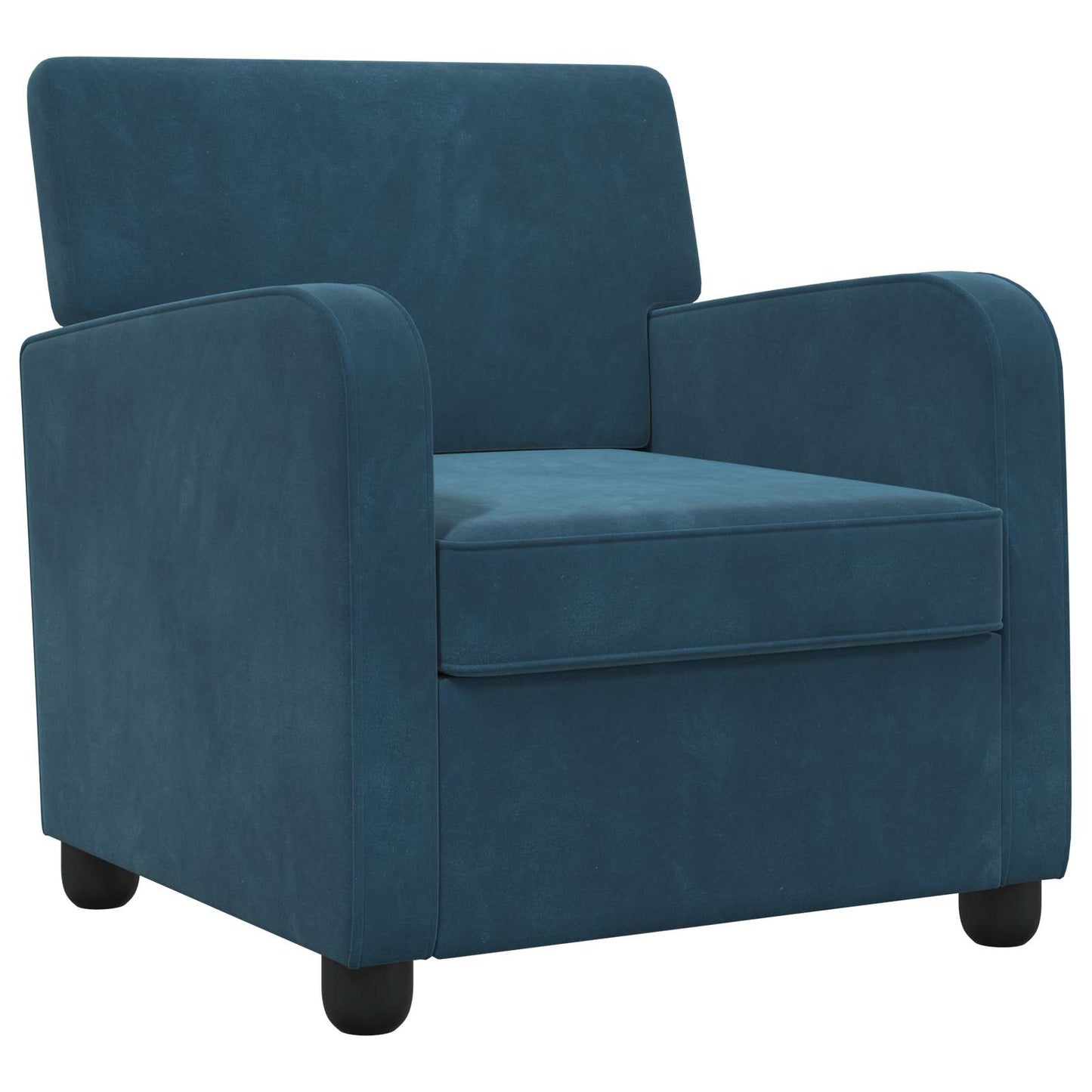 Armchair Blue Velvet