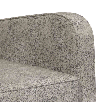 Armchair Light Grey Faux Suede Leather