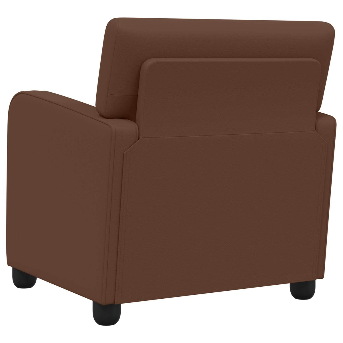 Armchair Brown Faux Leather