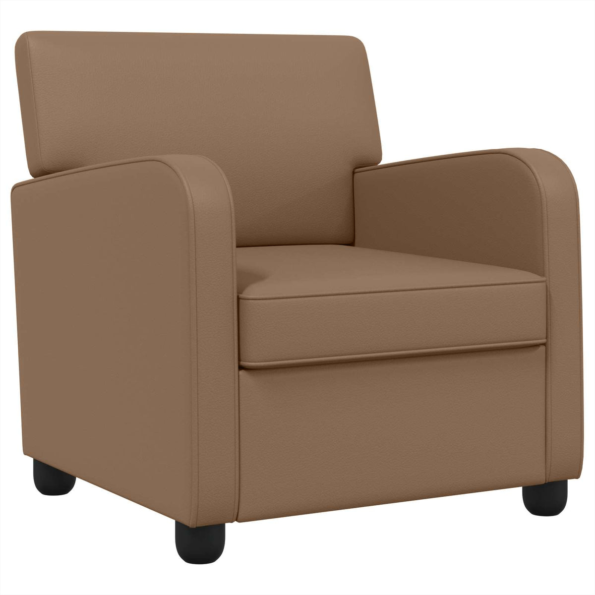 Armchair Cappuccino Faux Leather