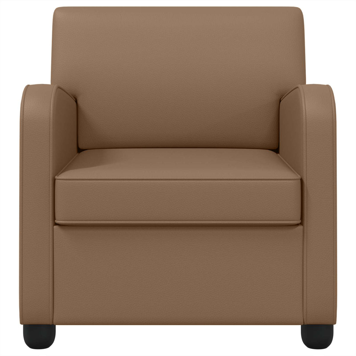 Armchair Cappuccino Faux Leather