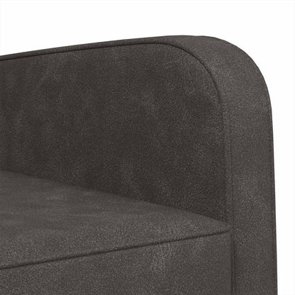 Armchair Antique Black Faux Leather