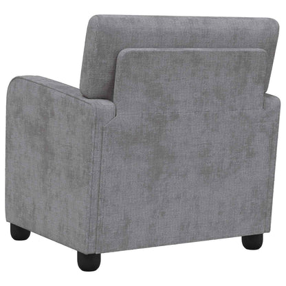 Armchair Light Grey Chenille
