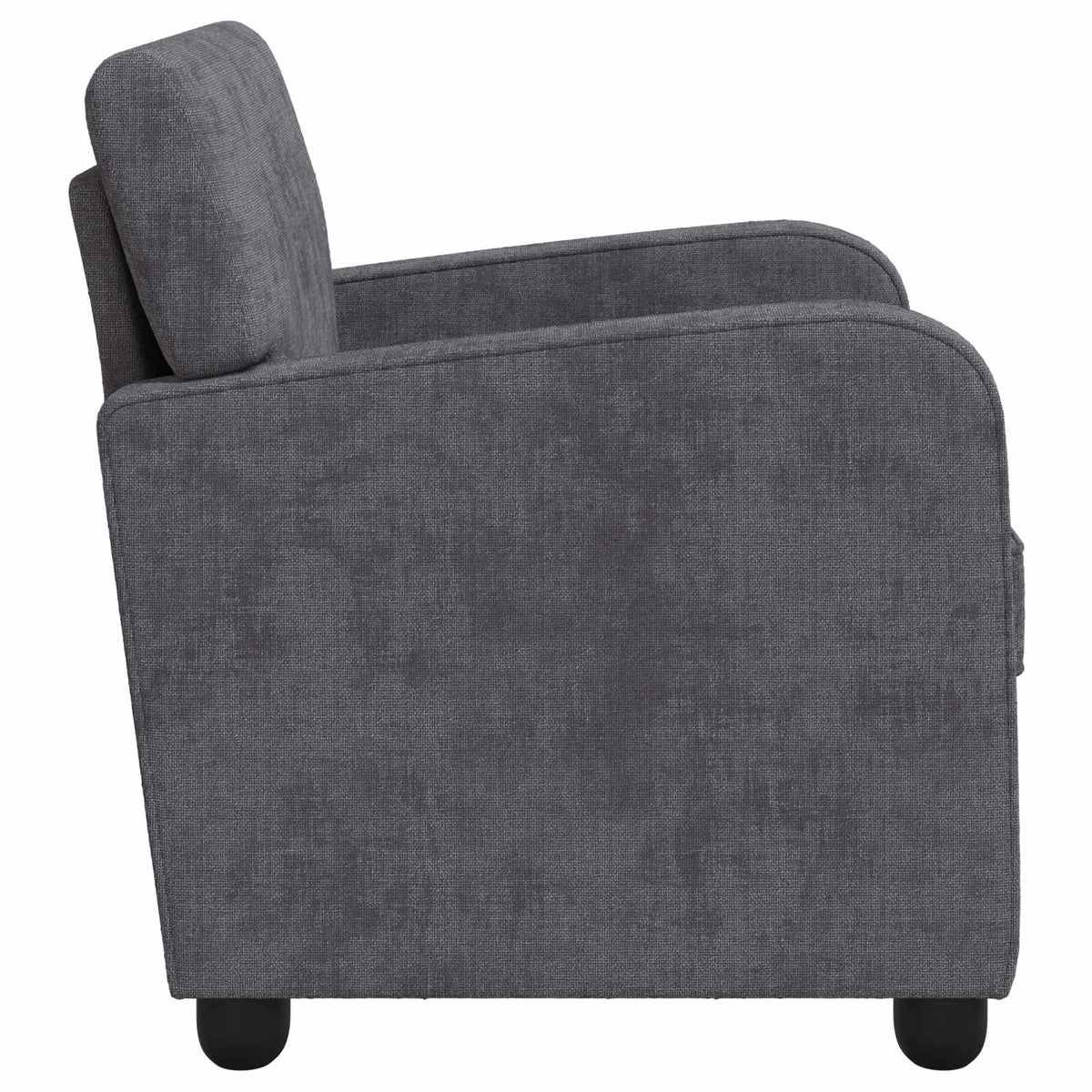 Armchair Dark Grey Chenille