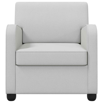 Armchair Light Grey Velvet