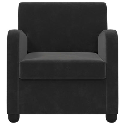 Armchair Black Velvet
