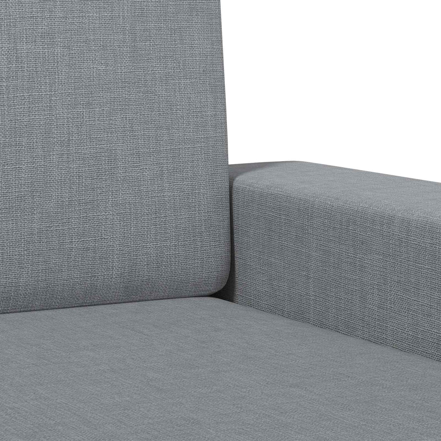 Armchair Light Grey Fabric