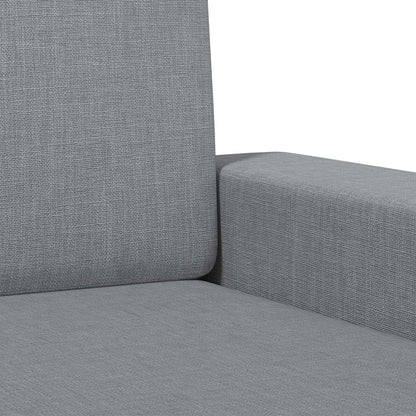 Armchair Light Grey Fabric