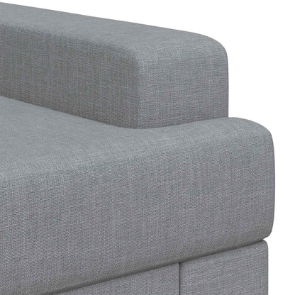 Armchair Light Grey Fabric