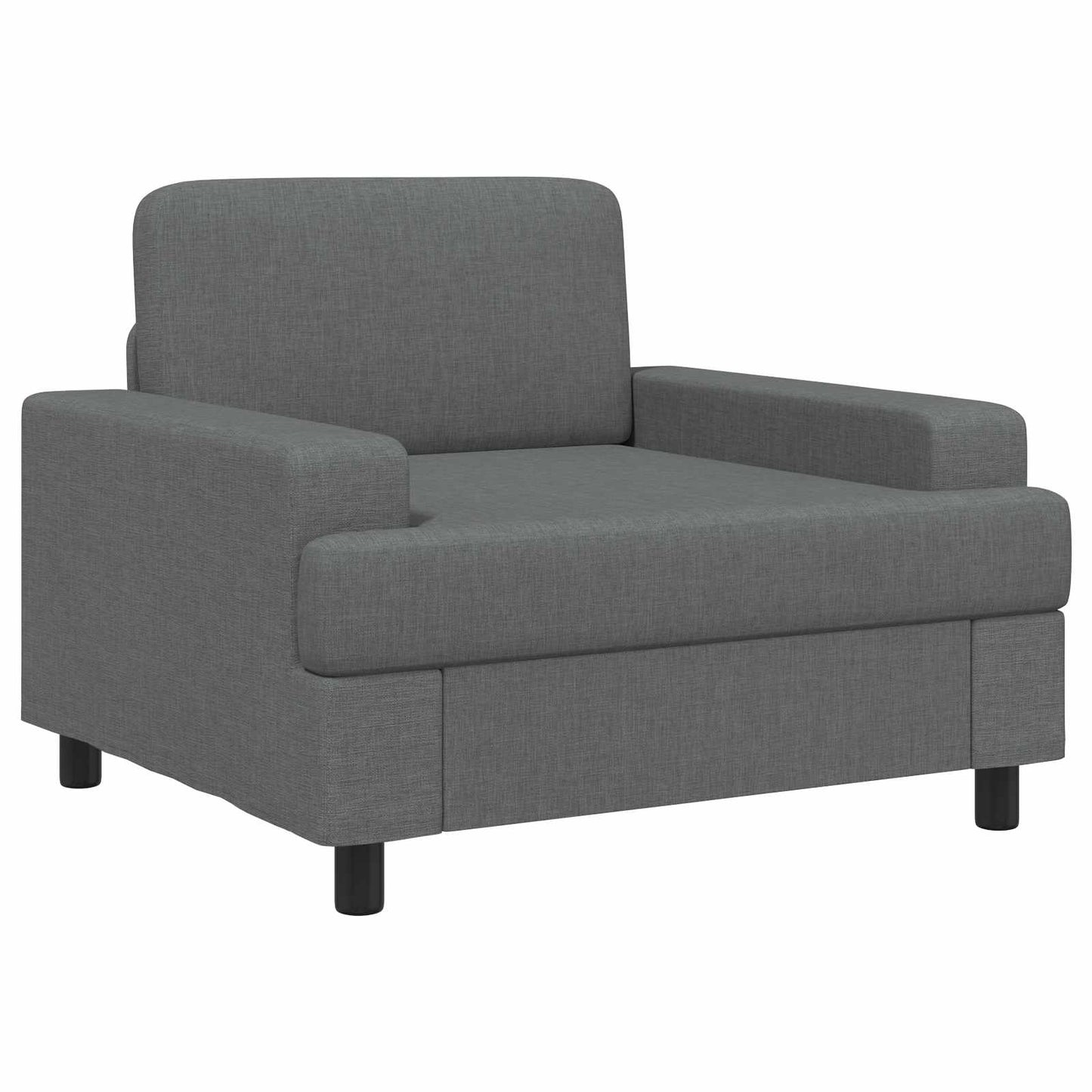 Armchair Dark Grey Fabric