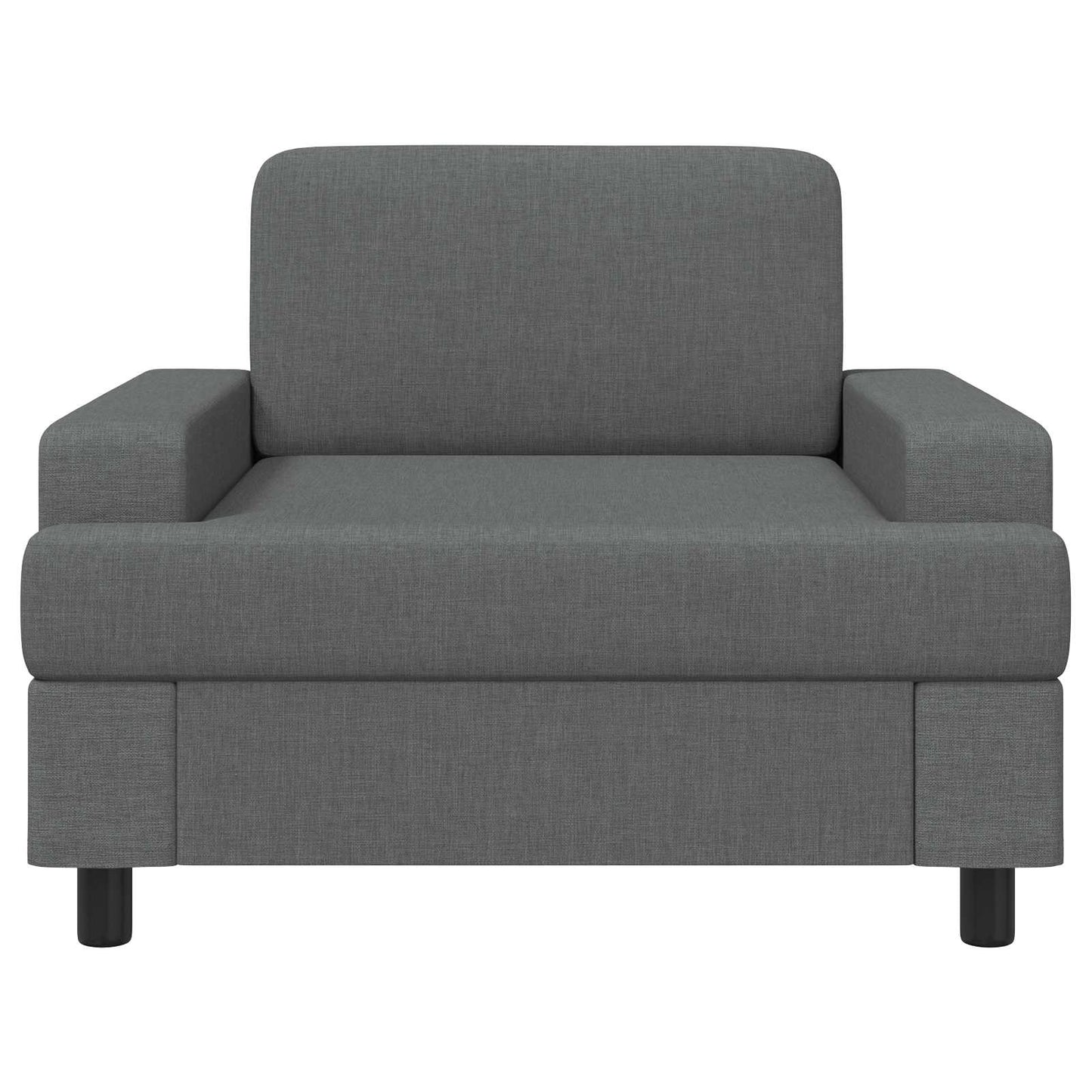 Armchair Dark Grey Fabric