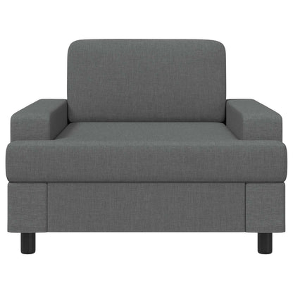 Armchair Dark Grey Fabric