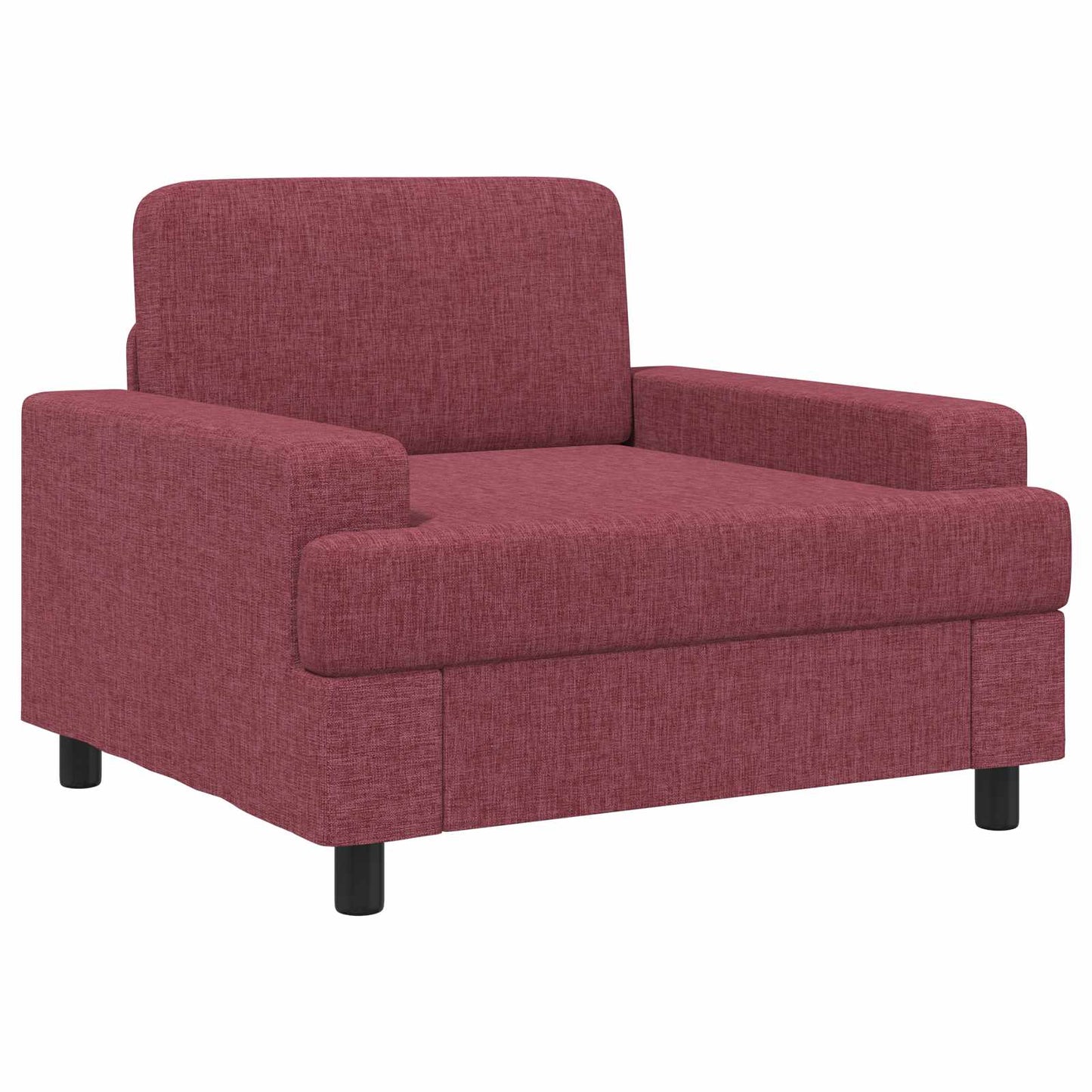 Armchair Wine Red Fabric
