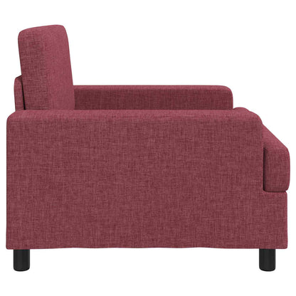Armchair Wine Red Fabric