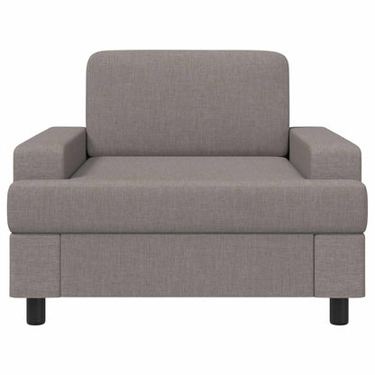 Armchair Taupe Fabric