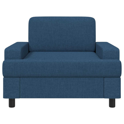 Armchair Blue Fabric