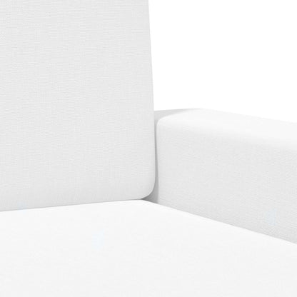 Armchair White Fabric