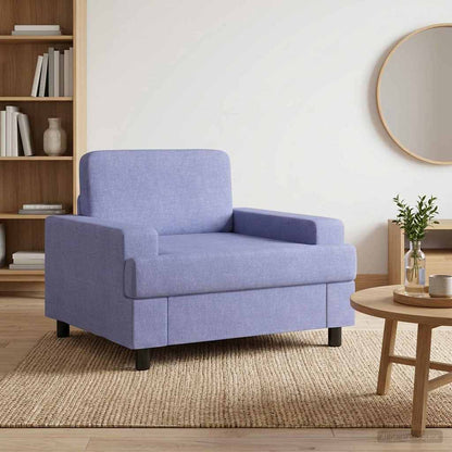Armchair Jeans Blue Fabric
