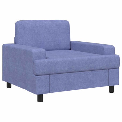 Armchair Jeans Blue Fabric