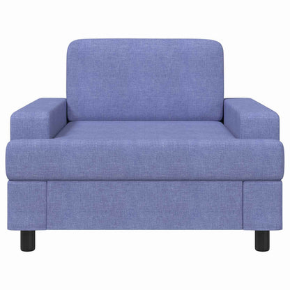 Armchair Jeans Blue Fabric