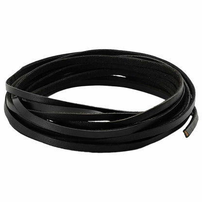 Leather Strap Black 200 x 0.3 cm Leather