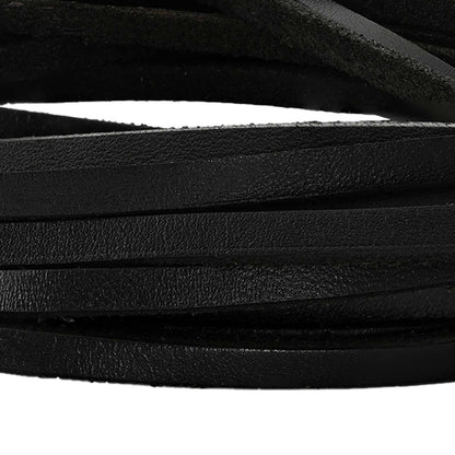 Leather Strap Black 500 x 0.3 cm Leather