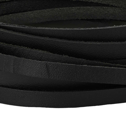 Leather Strap Black 1000 x 0.8 cm Leather