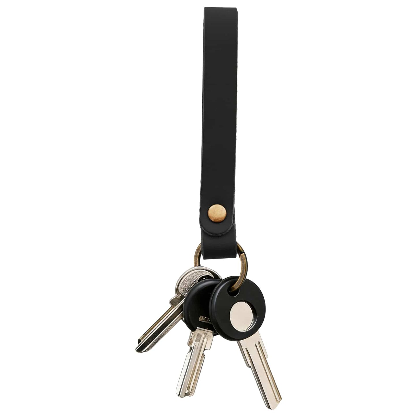 Leather Strap Black 200 x 1 cm Leather