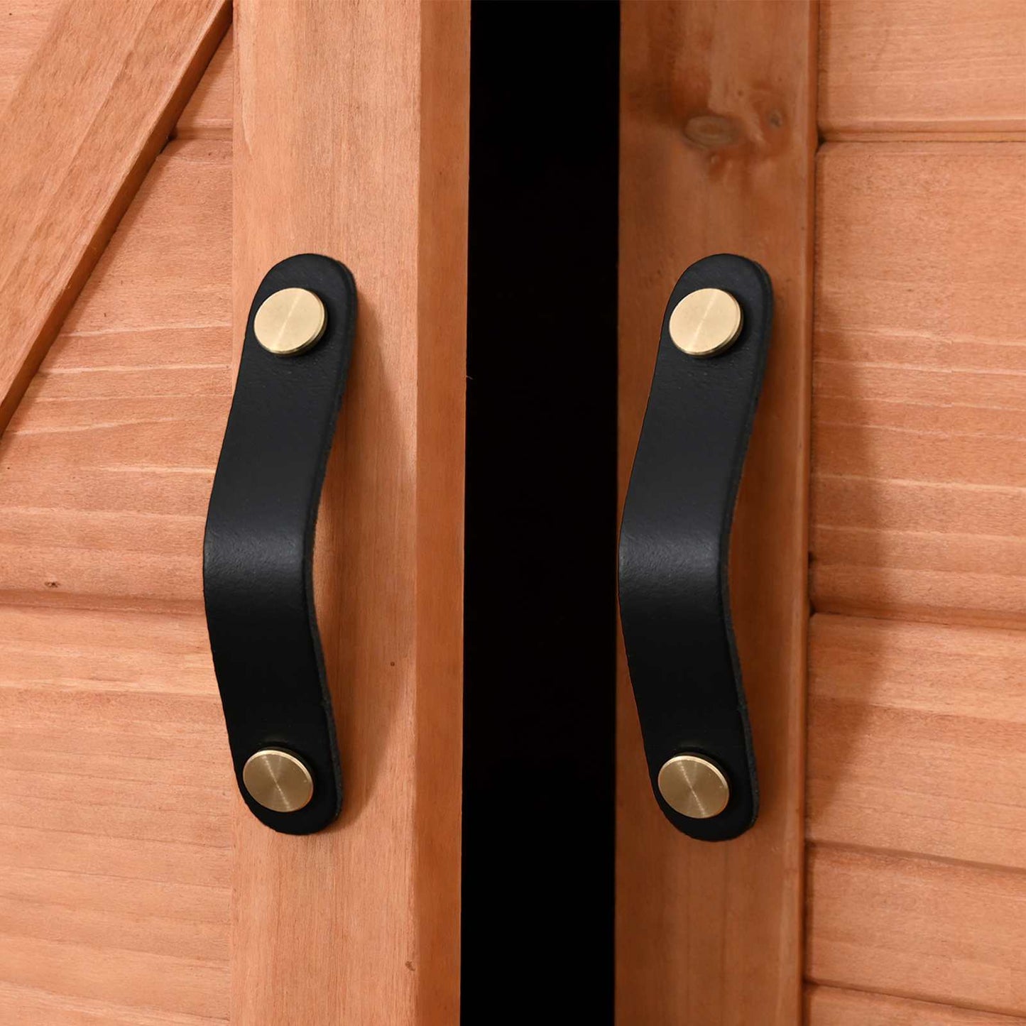 Leather Strap Black 200 x 1.5 cm Leather