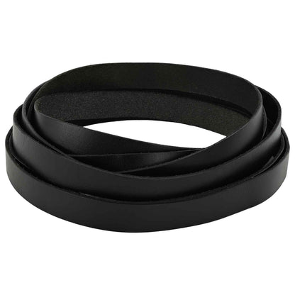 Leather Strap Black 1000 x 1.5 cm Leather