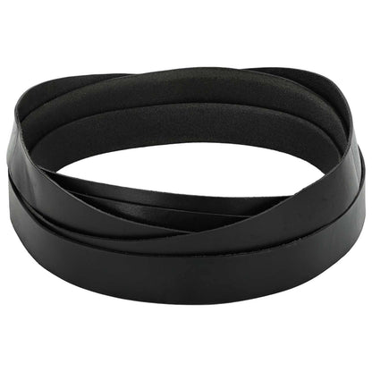 Leather Strap Black 200 x 2.5 cm Leather