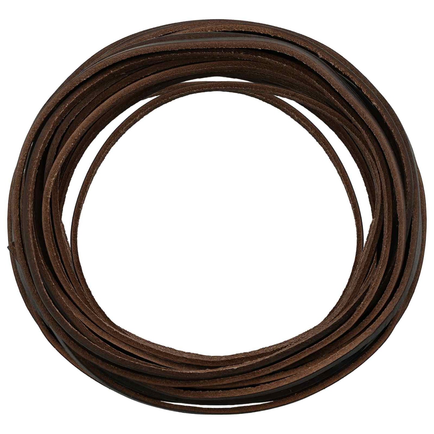 Leather Strap Dark Brown 200 x 0.3 cm Leather