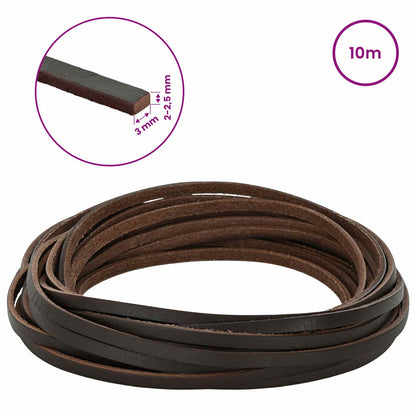 Leather Strap Dark Brown 1000 x 0.3 cm Leather