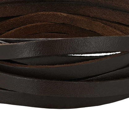 Leather Strap Dark Brown 500 x 0.5 cm Leather