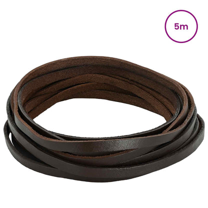 Leather Strap Dark Brown 500 x 0.5 cm Leather