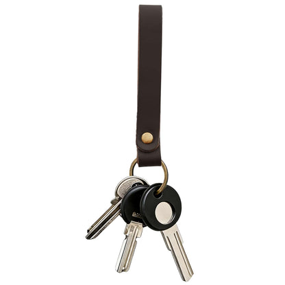 Leather Strap Dark Brown 200 x 1 cm Leather