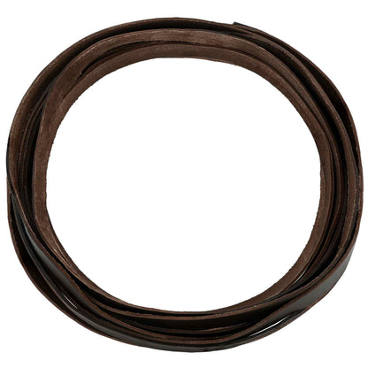 Leather Strap Dark Brown 200 x 1.5 cm Leather