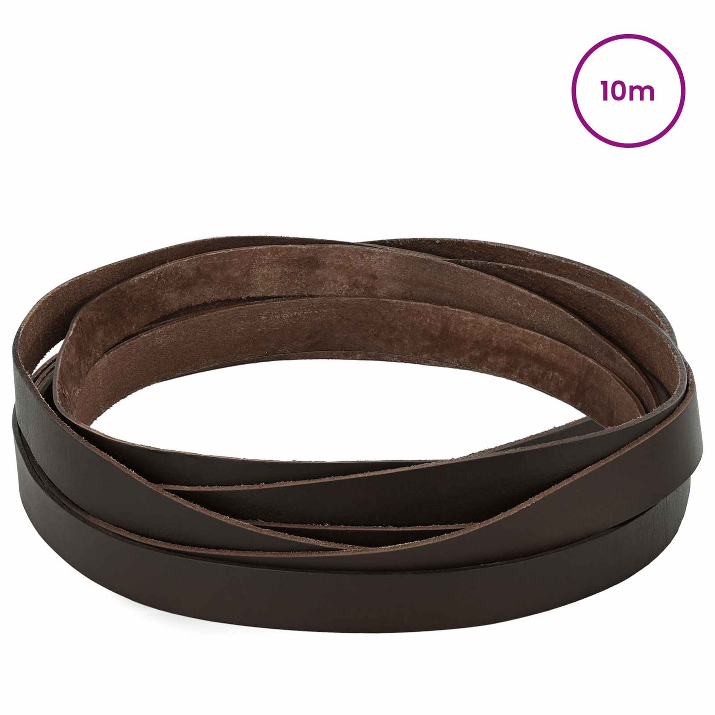 Leather Strap Dark Brown 1000 x 1.5 cm Leather
